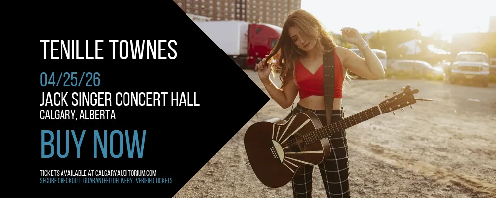 Tenille Townes at Jack Singer Concert Hall