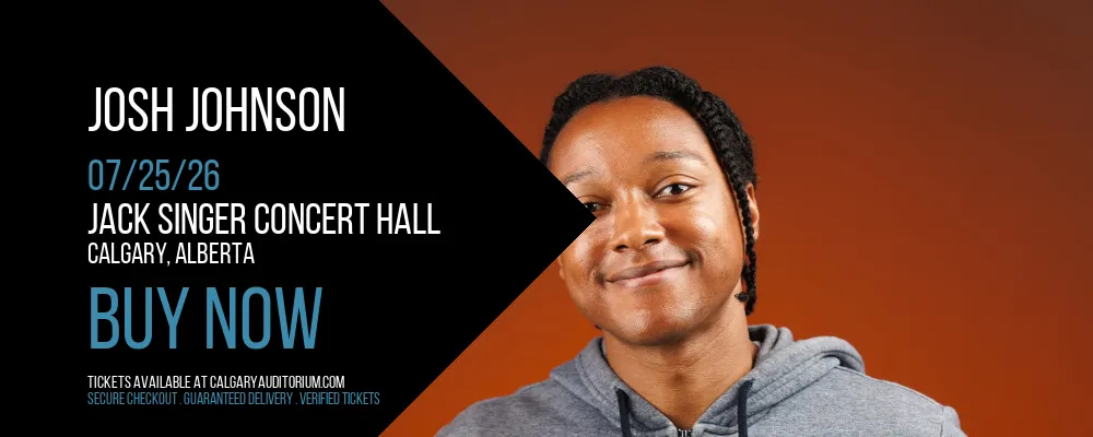 Josh Johnson at Jack Singer Concert Hall